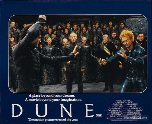 dunequotes:Dune Movie Theater Lobby Cards from 1984