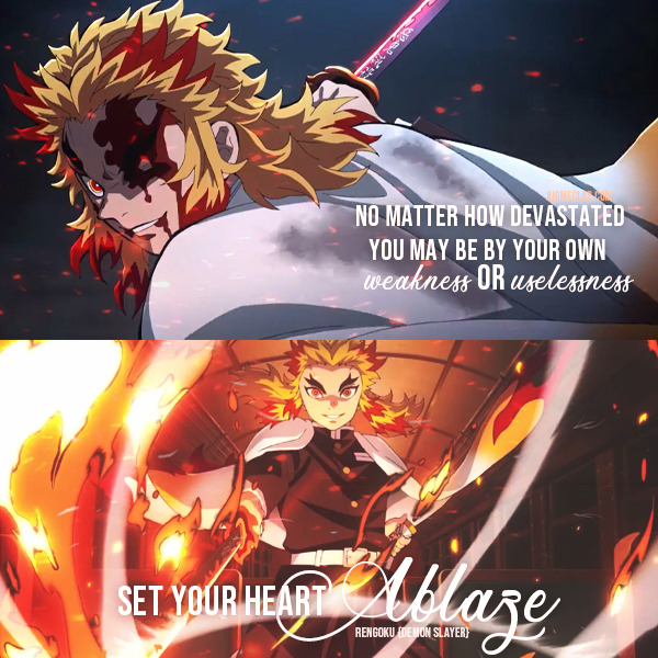 inspirational anime quotes demon slayer
