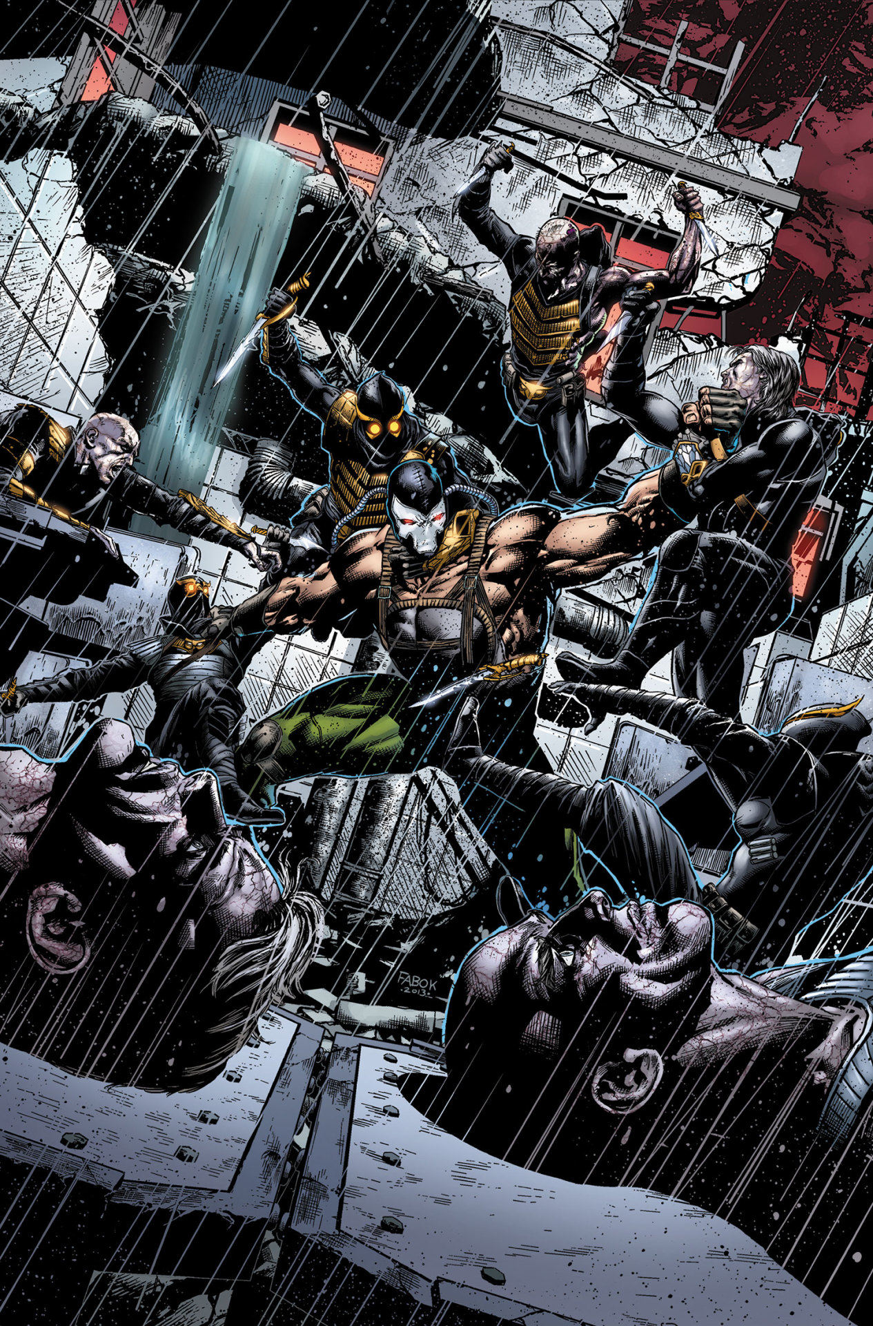 dangerouslycoolcomics:  Forever Evil: Arkham War 1-6 by Jason Fabok DC Comics