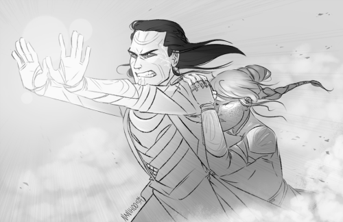 nanigram:(Loki x Sigyn)