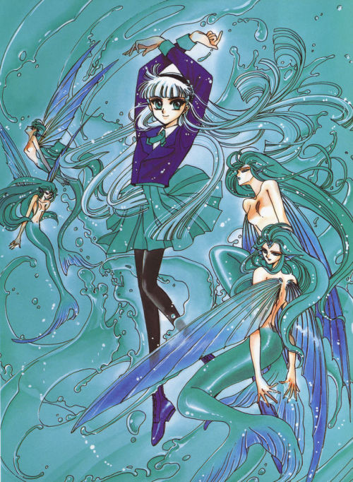 classic-shoujo:Magic Knight Rayearth (1993) by CLAMP