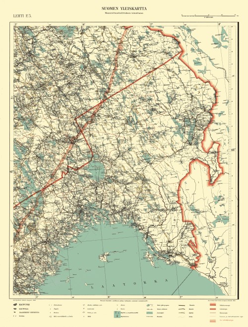 xoverit:1940 maps of Finland showing territories lost to the Soviet Union due to the Winter War.