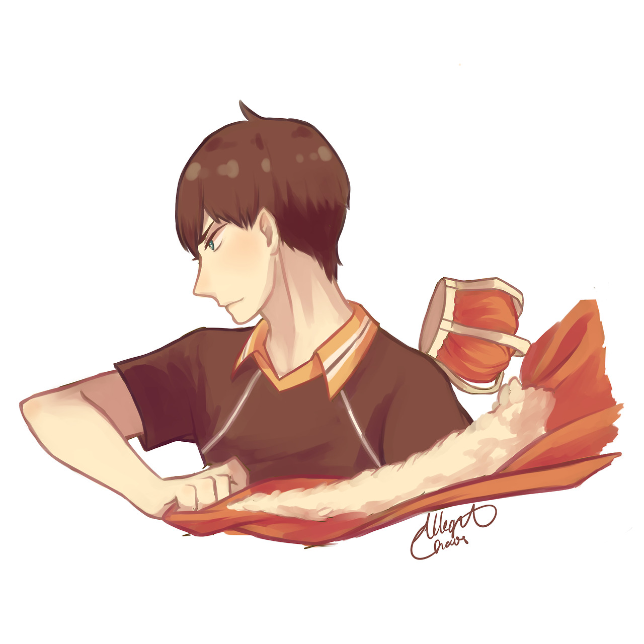 allegra-chaos-art:  Haikyuu Stickers Kagehina Kageyama Tobio and Hinata Shouyou _______