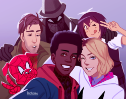 pockicchi:    SPIDEY SELFIE !!! (peter b parkers in the middle of blinking)twitter | ig