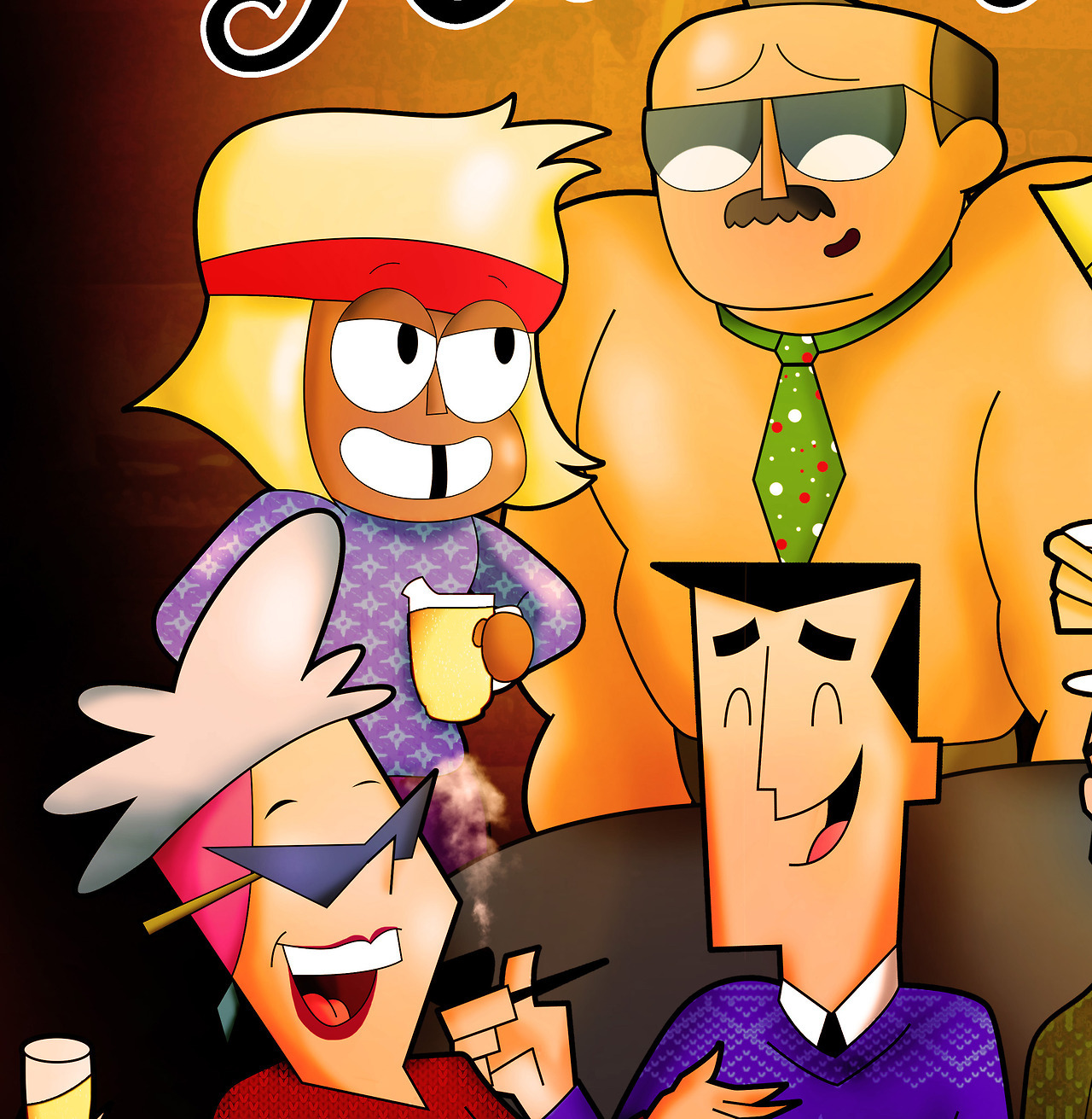 xeternalflamebryx: A few years ago I drew Christmas picture around cartoonn netowrk