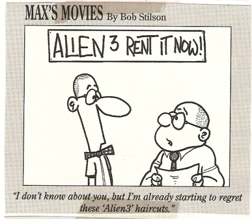  “Max’s Movies” by Bob Stilson was a comic that appeared in one of the video store magaz