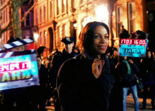 princessnijireiki: Rosario Dawson in Marvel / Netflix’s ’Luke Cage’ filming on Mar