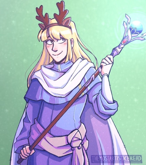 themostartisticbread:intsys wont let me have any of the holiday units so i had to improvise…