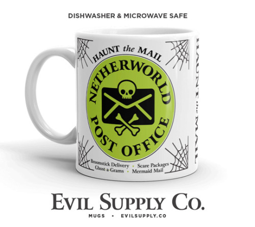 Netherworld Post mug ($17.50)The monstrous postal authority in charge of delivering cards, letters, 