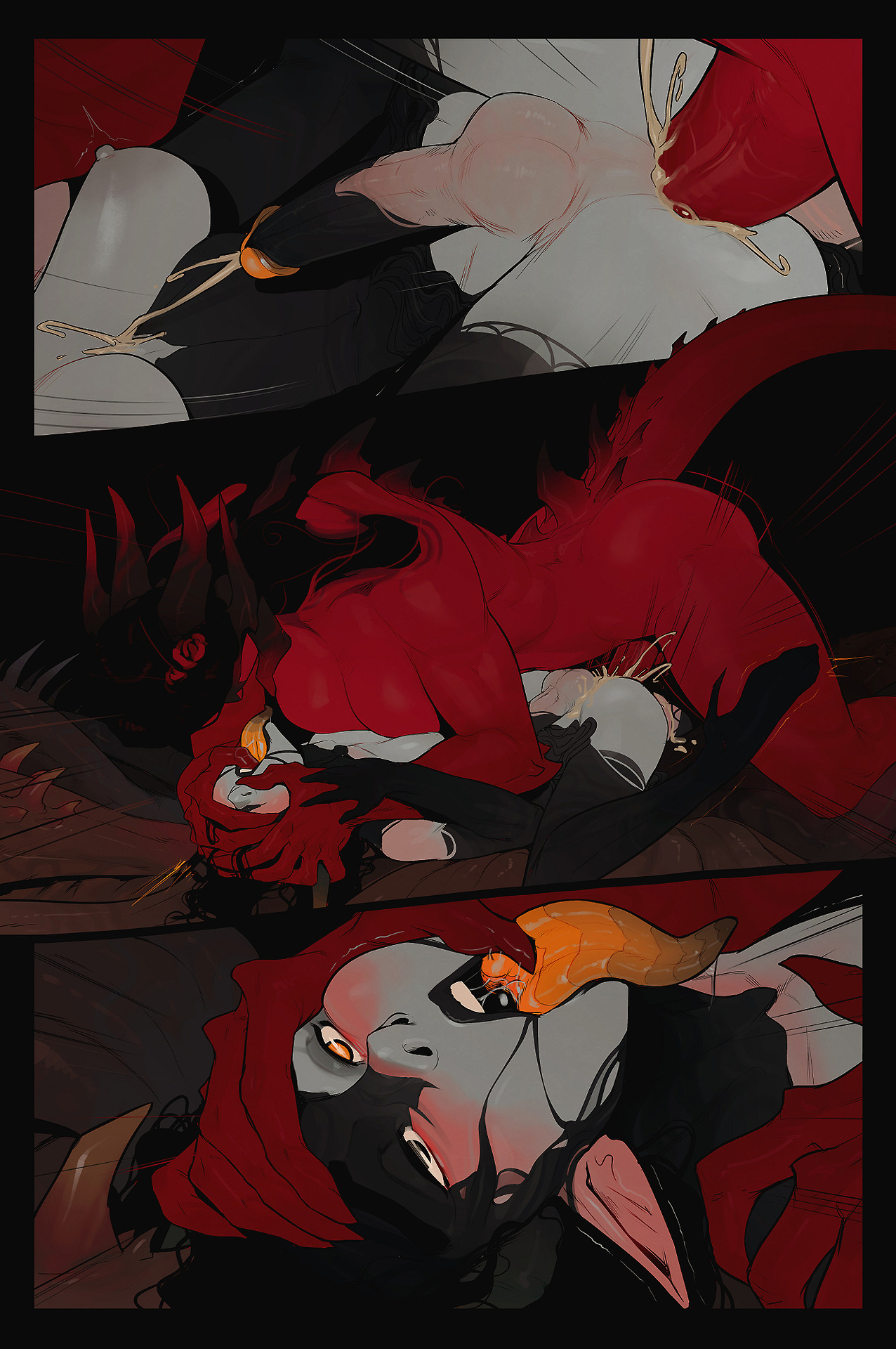 incaseart:  Pages 15-18! Willy is getting some loving. 3 more pages to go!All the