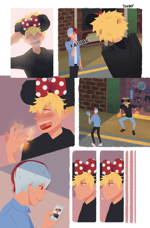 tsuyers:  in which Kacchan secretly loves Disneyland ✩