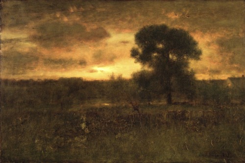 George Inness (1825–1894, United States)Nocturnes and twilightsInness was an American landscape pain