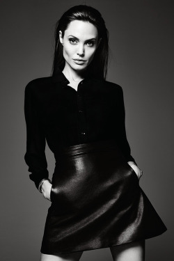 ilovepeppers-deactivated2019122:  angelina jolie by hedi slimane for elle june 2014 