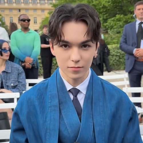 You Finish Fixing Vernon's Tie As He Looks Down At You With His Silly Little Grin On His Face.
