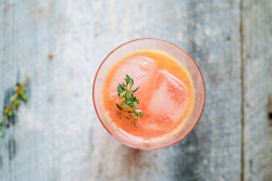 foodopia:  Rubies and Thorns - Blood Orange Juice, Gin, and Pellegrino