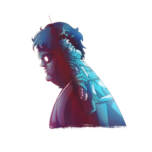Amazing Minimalist Illustration Of Hodor/Wylis in The GOT Season 6 Episode 5 Ending Scene By lerms