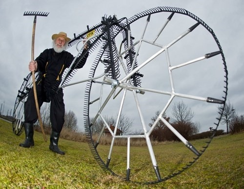 failsnet:  Tumblr Fails.net - Rake Bike