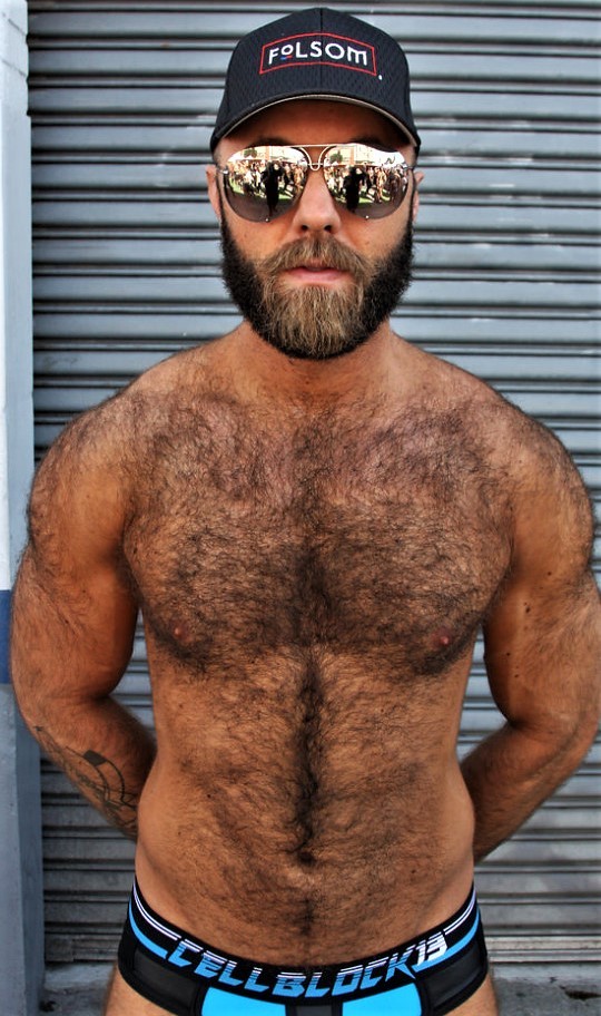 Men bearded bear Bearded