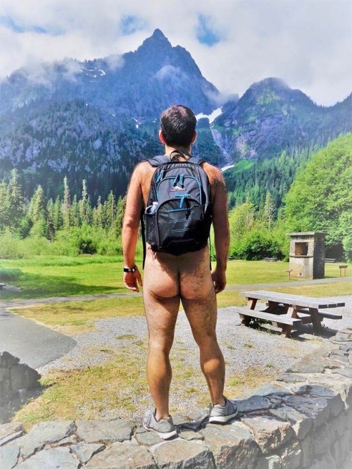 nakedandregulah:Danny Ray on another nude hike