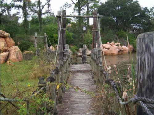 fvck-kids:  choco-tardy:  bi-polar-oid:  A couple of adventurers found this old run down park which they later realised was an abandoned Disney theme park. There’s something about abandoned theme parks that really interests me, especially the pictures,