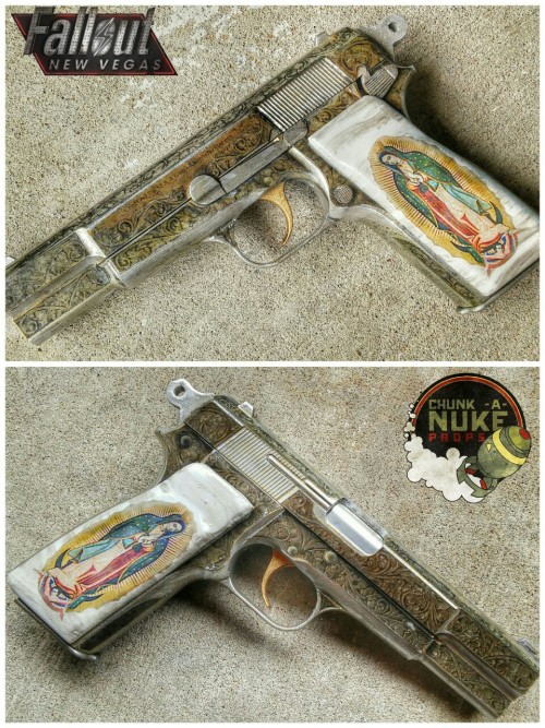 Just finished up my Maria pistol from Fallout:New Vegas. I achieved this by using a Browning Hi-Powe