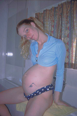  sexy preggo  Pregnant Leah toying with huge dildo