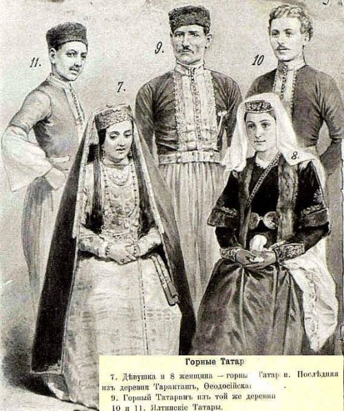 mavkkk: Crimean Tatars“7. A girl and 8. a woman are Tatar highlanders [Crimean Tatars]. The wo