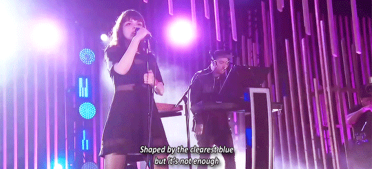 chvrchesgifs:  Clearest Blue