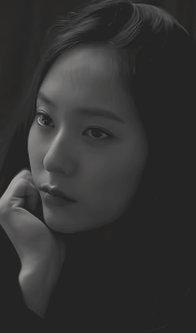 girlgroupnetwork:b&w krystal jung for anonymous