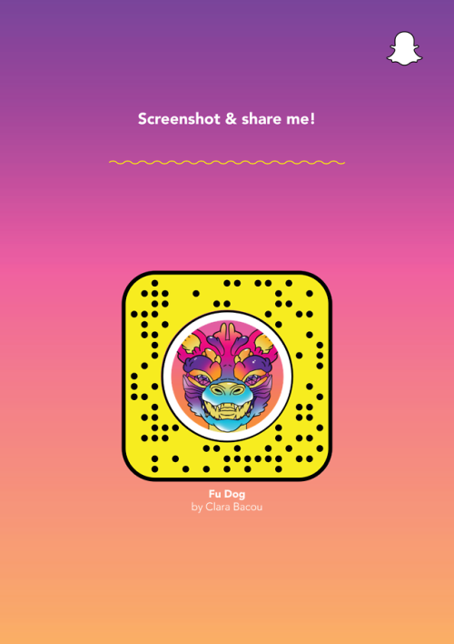 Fu Dog Snapchat lens by Clara Bacou  | Follow on instagram