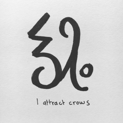 inkandsigils:“I attract crows.”Requested by @lavenderfeather22