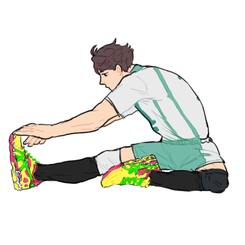 remiarty: captains ft. stretching ft. colourful shoes ft. Long Sports Things