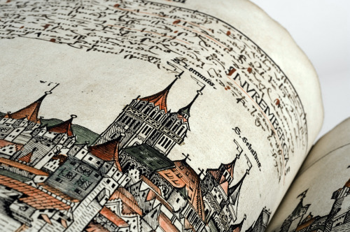 speciesbarocus: Hartmann Schedel - Nuremberg Chronicle [Liber chronicarum] (1493). Cityscape of Nure