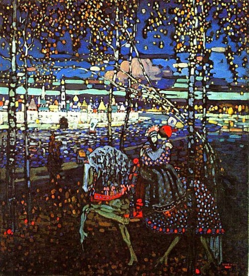 aizobnomragym:Wassily Kandinsky“Couple Riding”