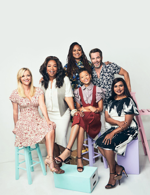 dailychrispine:The cast of ‘A Wrinkle in Time’ photographed for People Magazine at Disney’s D23 EXPO