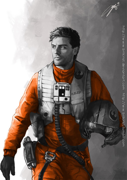 starwarscountdown: Poe Dameron by @brilcrist As of today, The Force Awakens has grossed $1,871,553,1