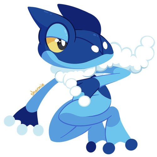 ✨ Frogadier ✨ ‪Pokemon stickers available in my shop! . Links~ ✨ Ko-fi: ko-fi.com/sharmieart ✨‬ ‪✨ S