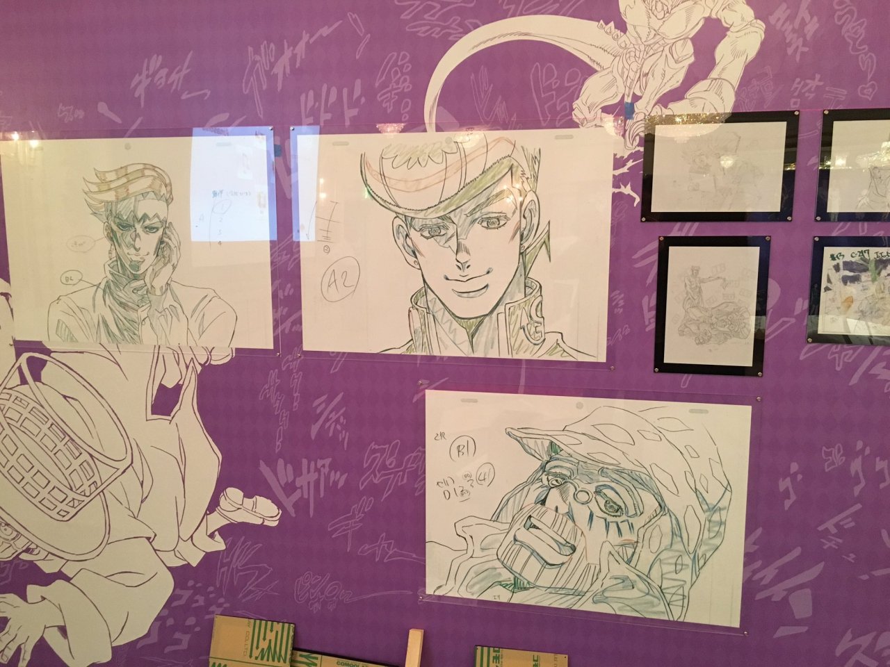 highdio:    Kōyō  Grand Hotel setting up for tomorrow’s Part 4 Anime exhibition