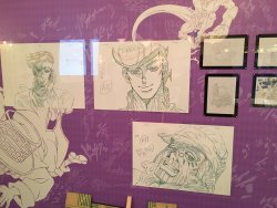highdio:    Kōyō  Grand Hotel setting up for tomorrow’s Part 4 Anime exhibition event.  Source.