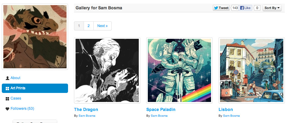 fuckyeahillustrativeart:  sbosma:  New prints on my inprnt shop, by popular demand,