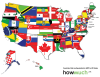 US states overlaid with flags of countries with comparable GDP.
