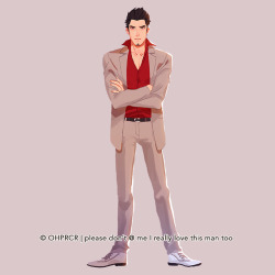 ohprcr: FEH-esque Kiryu to accompany Majima lmaOOO ye His stat under the cut! Keep reading 