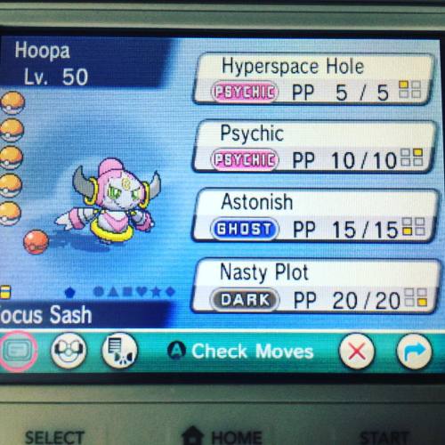 Got my #Hoopa #pokemon from #game today.