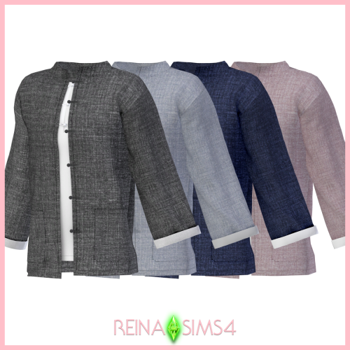 REINA_TS4_ MALE TOP_01 * New mesh / All LOD * No Re-colors without permission* Do not modify my mesh