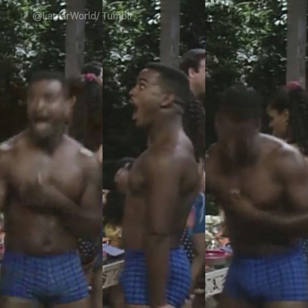 lamarworld:  Alfonso Ribeiro bulge 