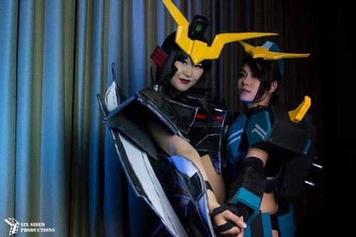 Twee Nee as Heavyarms CustomJenny.Belly as Deathscythe HellPhoto by 6 Sided Productions