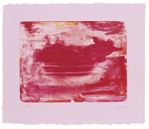 The Red Sea, 1982, Helen Frankenthaler