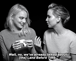 ludi-lin: Jennifer Lawrence & Emma Stone - Screen Tests | W Magazine