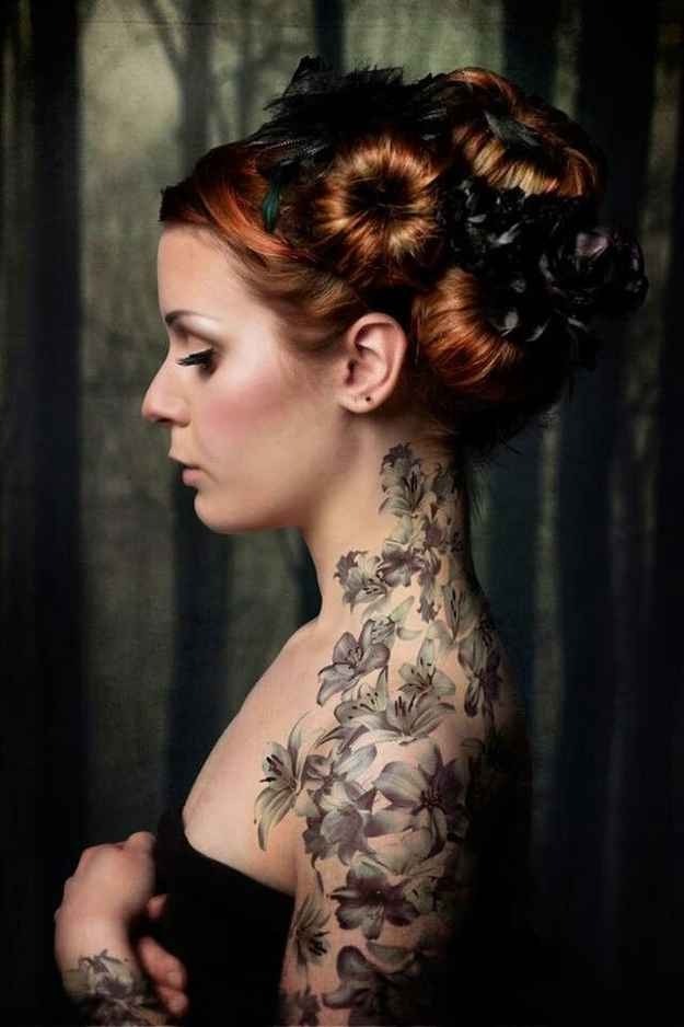 kittison:A collection of nature-inspired tattoos.