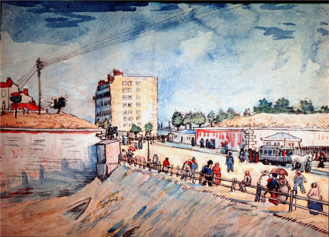 Gate in the Paris Ramparts ~ Vincent van Gogh